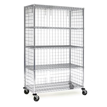 Unit, w/Casters, 5-Shelf, 24x60x69 MPN:ME466CH-5