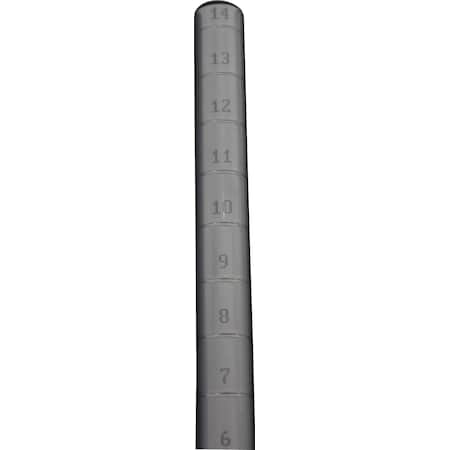 Shelving Post, Duro Seal, 63 MPN:P63PW