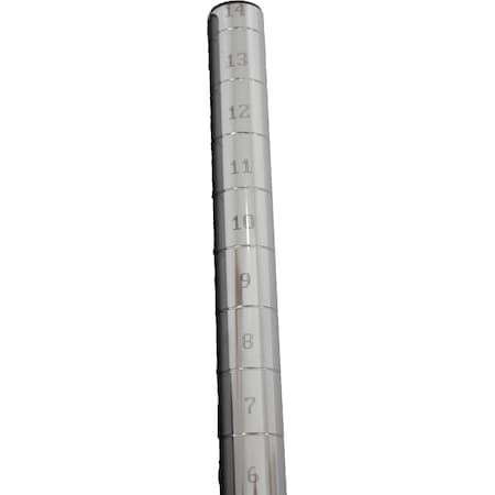 Shelving Post, Chrome, 86 MPN:P86CH