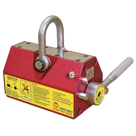 Lifting Magnet, 660 lb Flat, 300 lb Round MPN:ELM-300