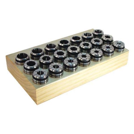 Collet Set, TG75, 1/32 in., 22 pcs. MPN:04008-22S