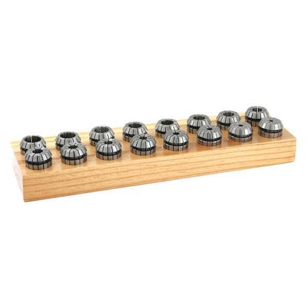 Collet Set, ER25, 1mm, 15 pcs. MPN:04204MS