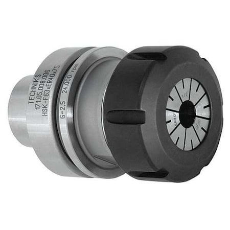 Collet Chuck, HSK63F, ER40, 3.543in, Steel MPN:30002