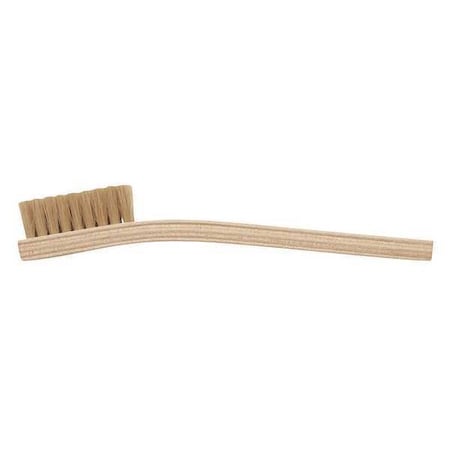 7/8 in W Utility Brush, Medium, 8 3/8 in L Handle, 2 1/8 in L Brush, Brown, Wood MPN:2022-1
