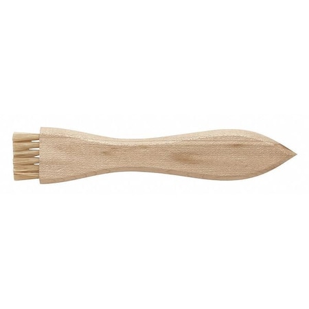 3/8 in W Utility Brush, Medium, 4 15/16 in L Handle, 7/8 in L Brush, Brown, Wood, 5 in L Overall MPN:2027-1