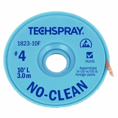 No-Clean Blue No 4 Braid - AS MPN:1823-10F