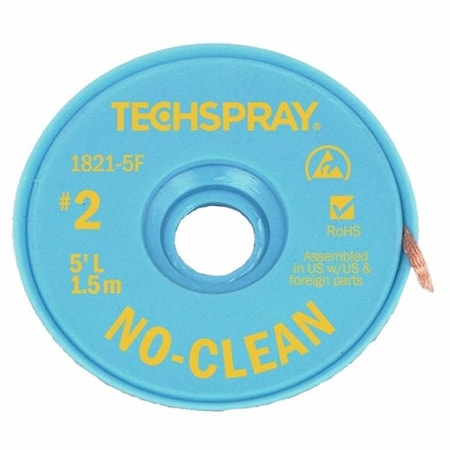 No-Clean Yellow No 2 Braid - AS MPN:1821-5F
