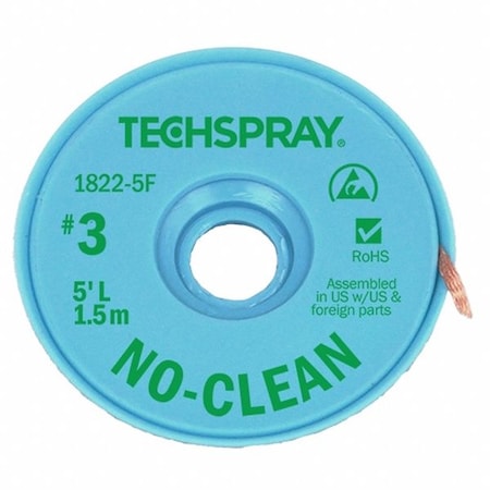 No-Clean Green No 3 Braid - AS MPN:1822-5F