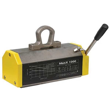 Lifting Magnet, 2200 lb. Cap, 13-1/2 in. L MPN:MAXX1000