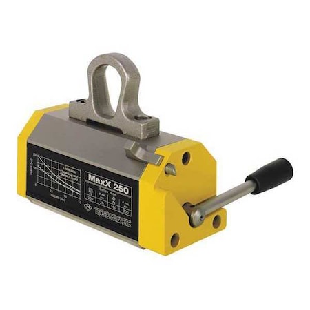 Lifting Magnet, 550 lb. Cap, 7-1/2 in. L MPN:MAXX250