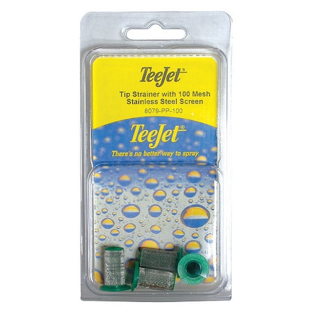 Tip Strainer w/100 Mesh SS Screen, PK4 MPN:PK-8079-PP-100