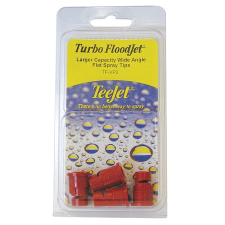 Wide Angle Flat Spray Tip, PK4 MPN:PK-TF-VP2
