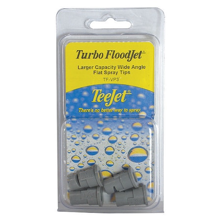 Wide Angle Flat Spray Tips, PK4 MPN:PK-TF-VP3