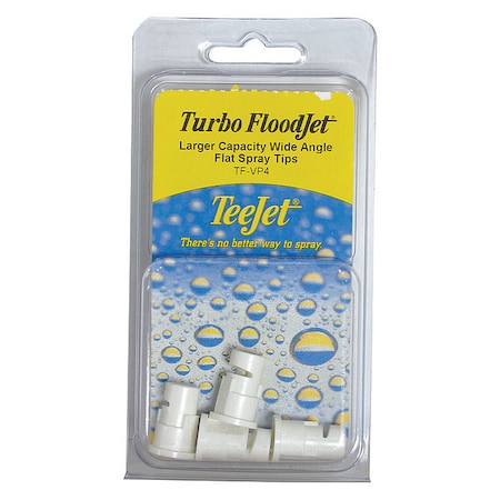 Wide Angle Flat Spray Tip, PK4 MPN:PK-TF-VP4