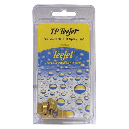 Flat Spray Tip, 80 Deg, PK4 MPN:PK-TP8002