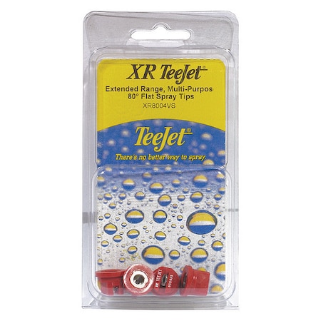 Extended Range Teejet, PK4 MPN:PK-XR8004VS