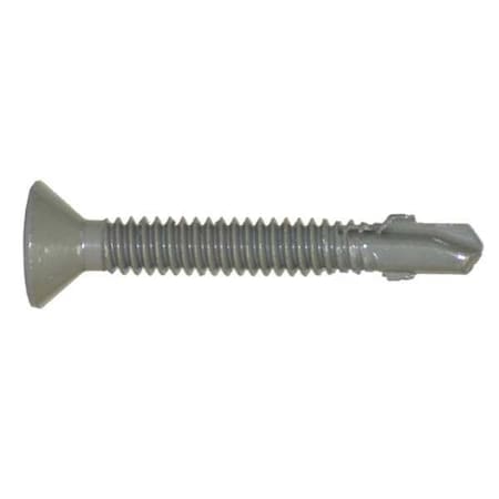 Self-Drilling Screw, #10 x 1-7/16 in, Climaseal Steel Flat Head Phillips Drive, 500 PK MPN:1082000