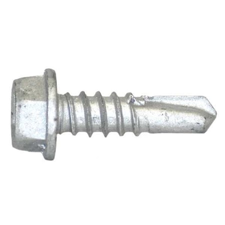 Self-Drilling Screw, #12 x 3/4 in, Climaseal Steel Flange Hex Head External Hex Drive, 500 PK MPN:1087000