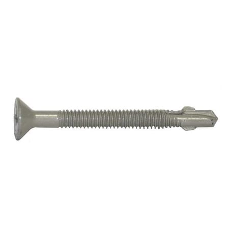 Self-Drilling Screw, #12 x 2-1/4 in, Climaseal Steel Flat Head Phillips Drive, 250 PK MPN:1092000