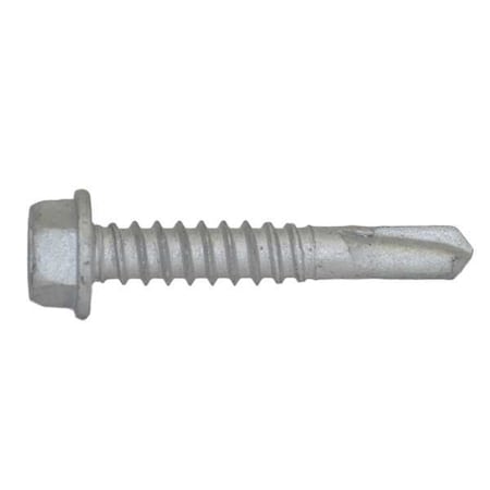 Self-Drilling Screw, #12 x 1-1/4 in, Climaseal Steel Flange Hex Head External Hex Drive, 500 PK MPN:1120000