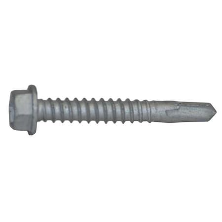 Self-Drilling Screw, #12 x 1-1/2 in, Climaseal Steel Flange Hex Head External Hex Drive, 250 PK MPN:1123000