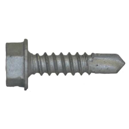 Self-Drilling Screw, #10 x 3/4 in, Climaseal Steel Flange Hex Head External Hex Drive, 500 PK MPN:1128000