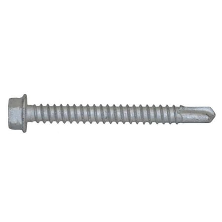 Self-Drilling Screw, #12 x 2 in, Climaseal Steel Flange Hex Head External Hex Drive, 250 PK MPN:1140000