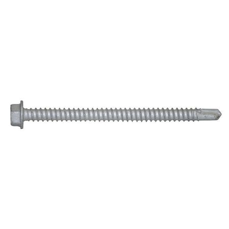 Self-Drilling Screw, #12 x 3 in, Climaseal Steel Flange Hex Head External Hex Drive, 100 PK MPN:1143000