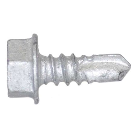 Self-Drilling Screw, #10 x 1/2 in, Climaseal Steel Flange Hex Head External Hex Drive, 500 PK MPN:1397000