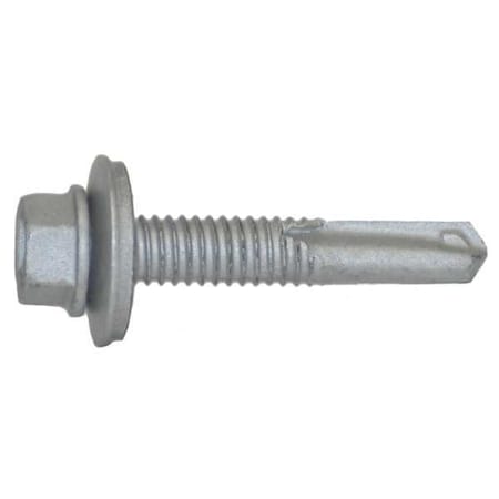 Self-Drilling Screw, #12 x 1-1/2 in, Climaseal Steel Flange Hex Head External Hex Drive, 250 PK MPN:1415000