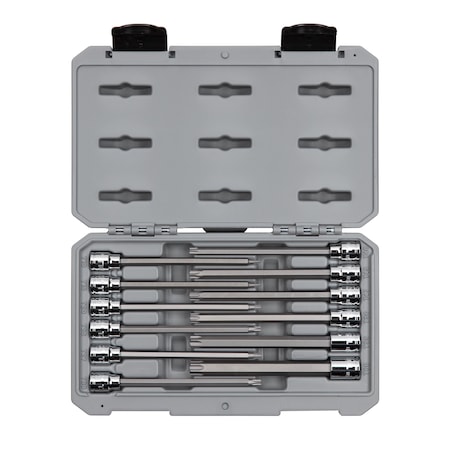 3/8 in Drive Socket Bit Set, Torx, 12 pcs MPN:SHB91305