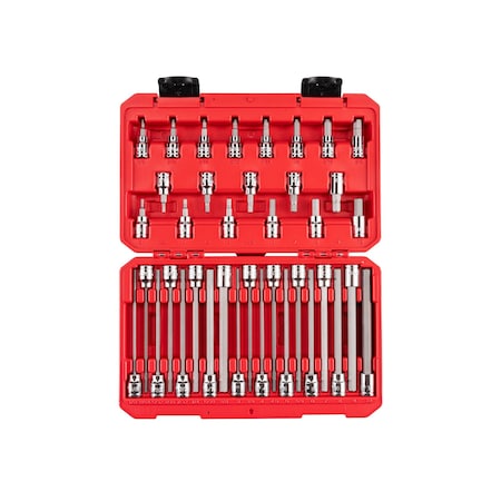 3/8 in Drive Socket Bit Set, SAE/Metric, 38 pcs MPN:SHB91316