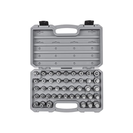 1/2 in Drive Socket Bit Set, SAE/Metric/Torx, 44 pcs MPN:SHB92304