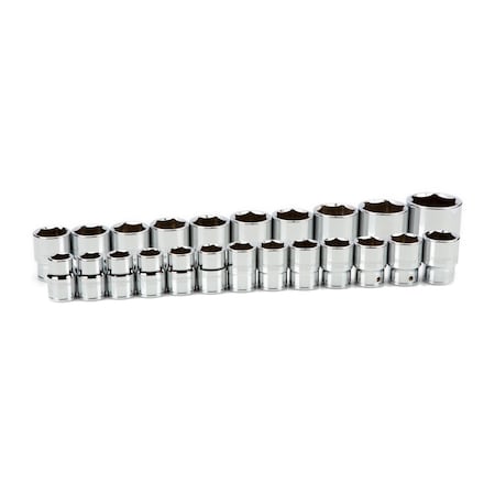 3/4 Inch Drive 6-Point Socket Set, 23-Piece 19-50 mm MPN:SHD93014