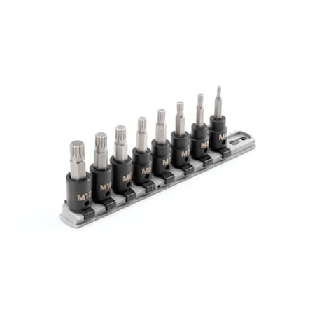 3/8 in Drive Impact Bit Socket Set, Metric, 8 pcs MPN:SIB91104