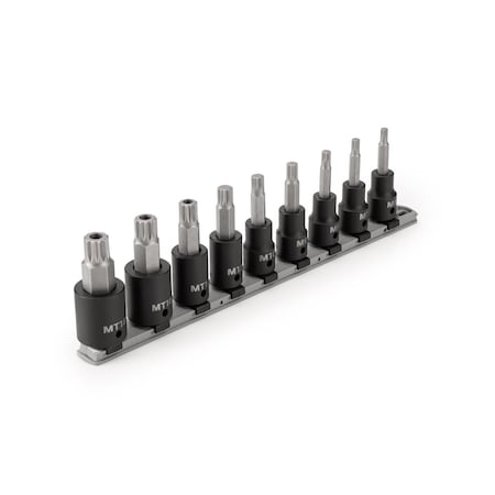 1/2 in Drive Impact Bit Socket Set, Metric, 9 pcs MPN:SIB92103