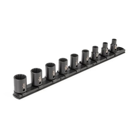 3/8 in Drive Impact Socket Set, SAE, 9 pcs MPN:SID91108