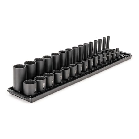 3/8 in Drive Impact Socket Set, SAE, 30 pcs MPN:SID91214