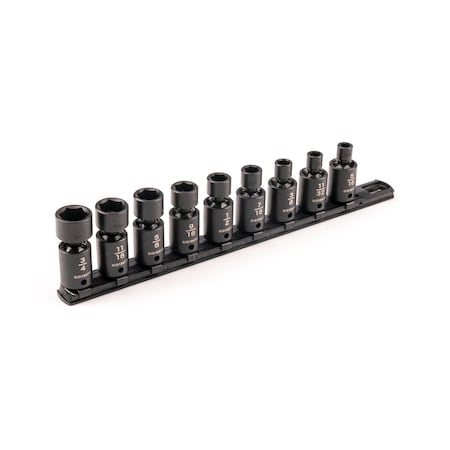 3/8 in Drive Flex Impact Socket Set, SAE, 9 pcs MPN:SID97100