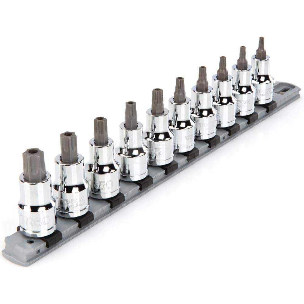1/2 Inch Drive Tamper-Resistant Torx Bit Socket Set, 10-Piece (TR20-TR60) MPN:SHB92104