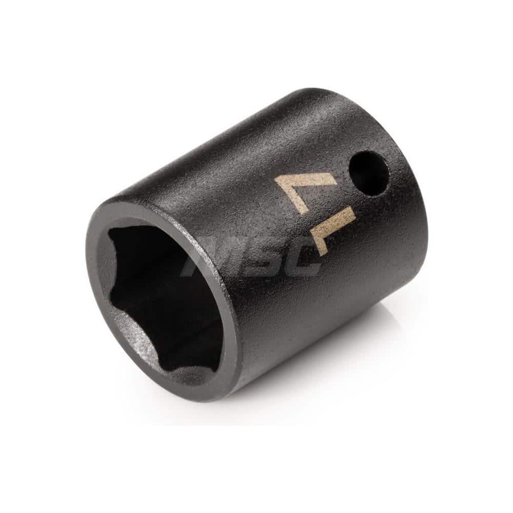 3/8 Inch Drive x 17 mm 6-Point Impact Socket MPN:SID12117