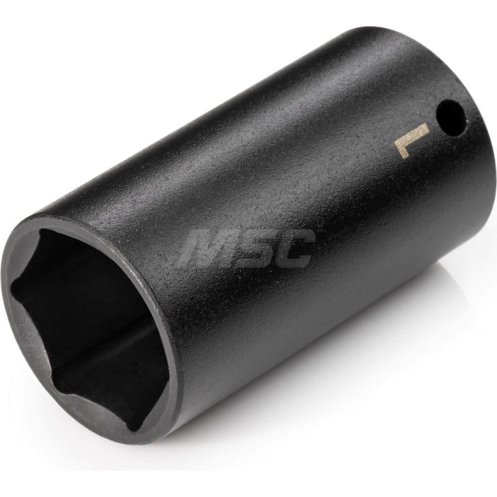 3/8 Inch Drive x 1 Inch Deep 6-Point Impact Socket MPN:SID13025