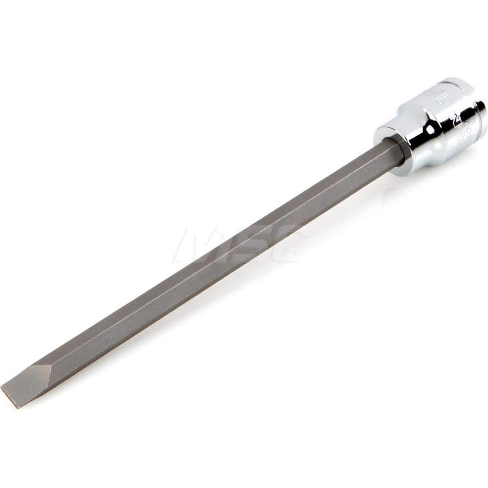 3/8 Inch Drive x 1/4 Inch Long Slotted Bit Socket MPN:SHB10402