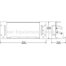 Tektronix RM3000 Rackmount Kit For TDS3000C Series Oscilloscopes RM3000