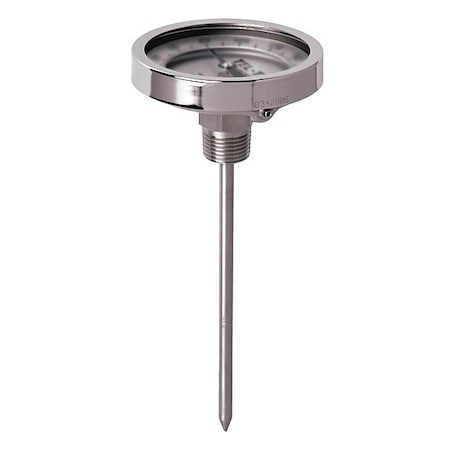Analog Dial Thermometer, Stem 4