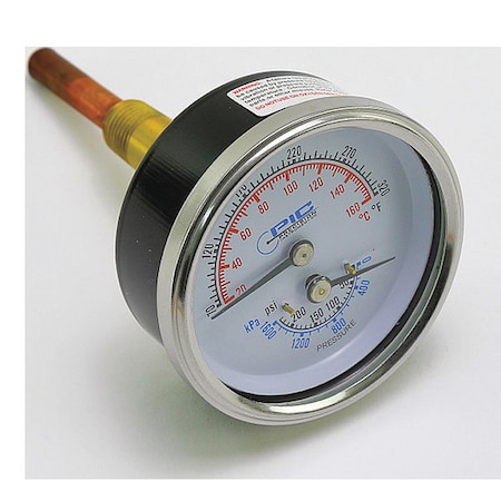 Temperature/Pressure Gauge, 70-250 Deg. F MPN:RA0079000
