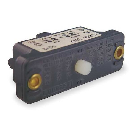 Snap Action Switch, Plunger Actuator, 1NC/1NO, 15 A at 600 V AC Contact Rating MPN:9007AO6