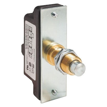 Limit Switch, Plunger, Spring Return, 1NC/1NO, 15A at 600V AC MPN:9007AP221