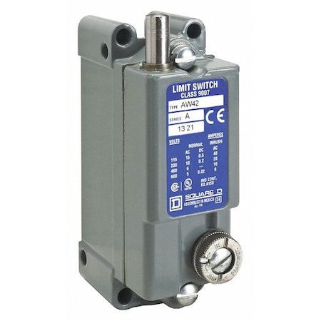 Limit Switch, NC-NO SPDT-DB, Form Z, 15A at 600V AC MPN:9007AW42