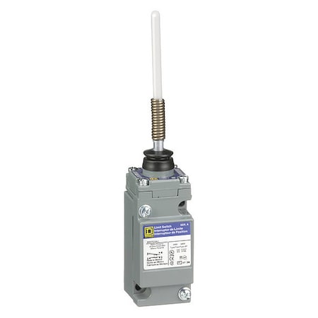 Heavy Duty Limit Switch, Wobble Stick, 1NC/1NO, 10A at 600V AC, Actuator Location: Top MPN:9007C54J